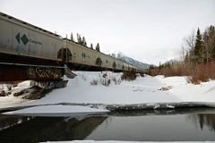 32 Train Passes By From Banff Fernland Loop Trail In Winter.jpg